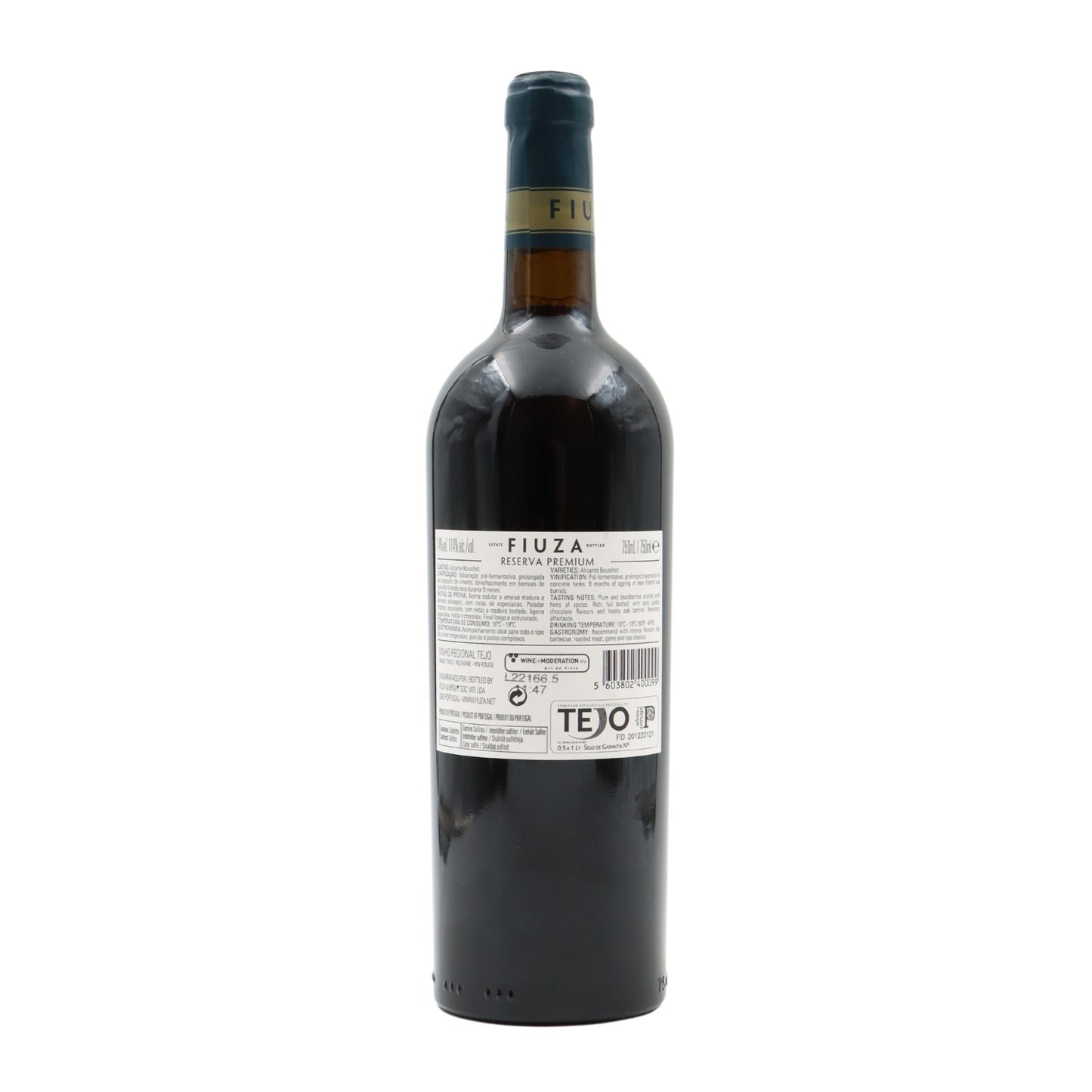 FIUZA Alicante Bouschet Premium Reserva Red 2020 - 750 ml