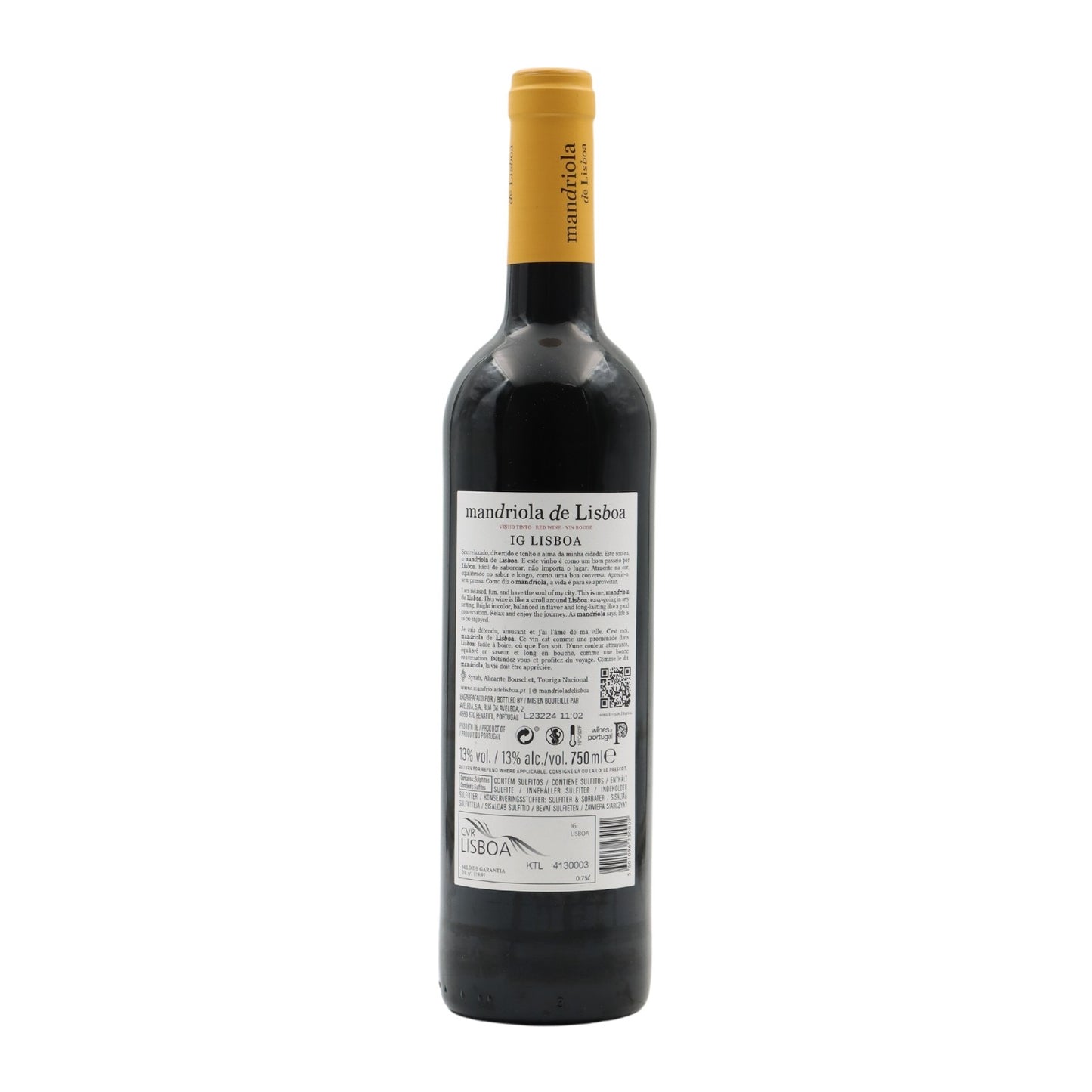 Mandriola de Lisboa Red 2021 - 750 ml